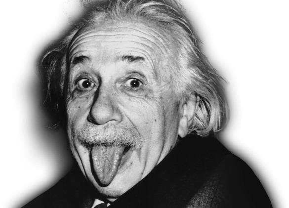 Albert Einstein Tongue png transparent