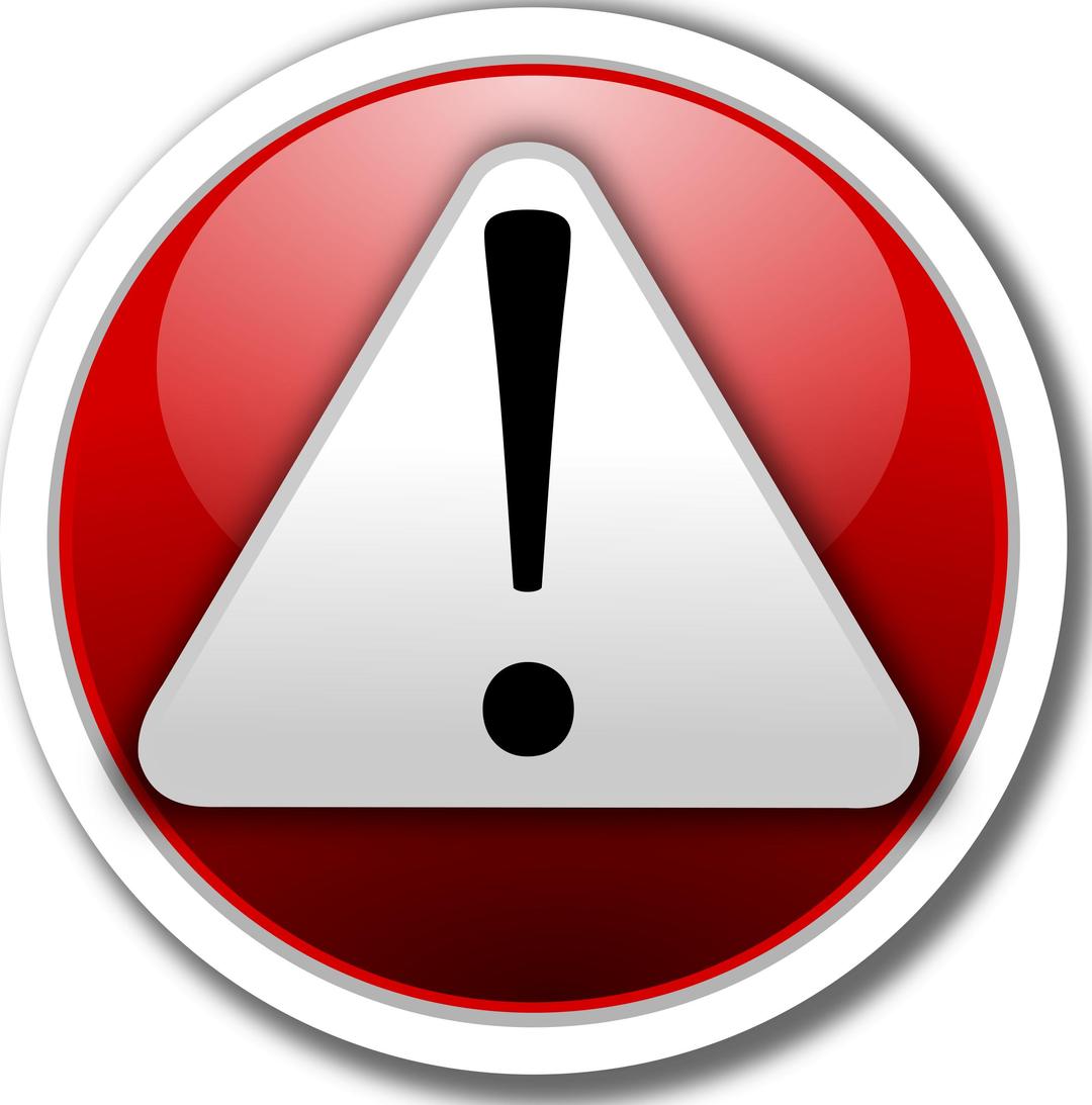 alert red icon png transparent