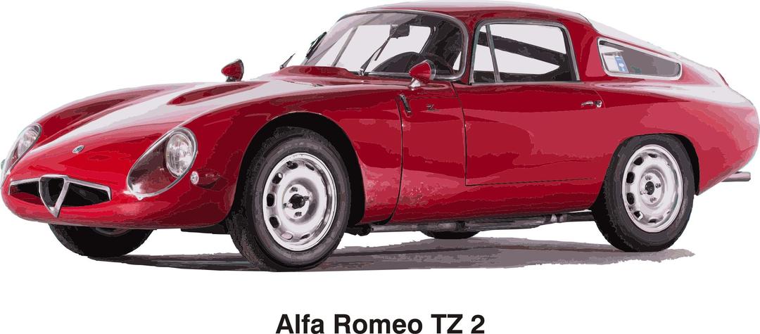 Alfa Romeo TZ2, year 1965 png transparent