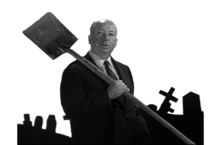 Alfred Hitchcock Gravedigger png transparent