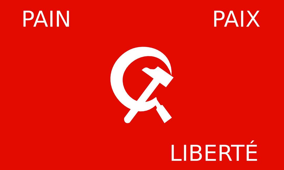 Algerian Communist Party banner png transparent