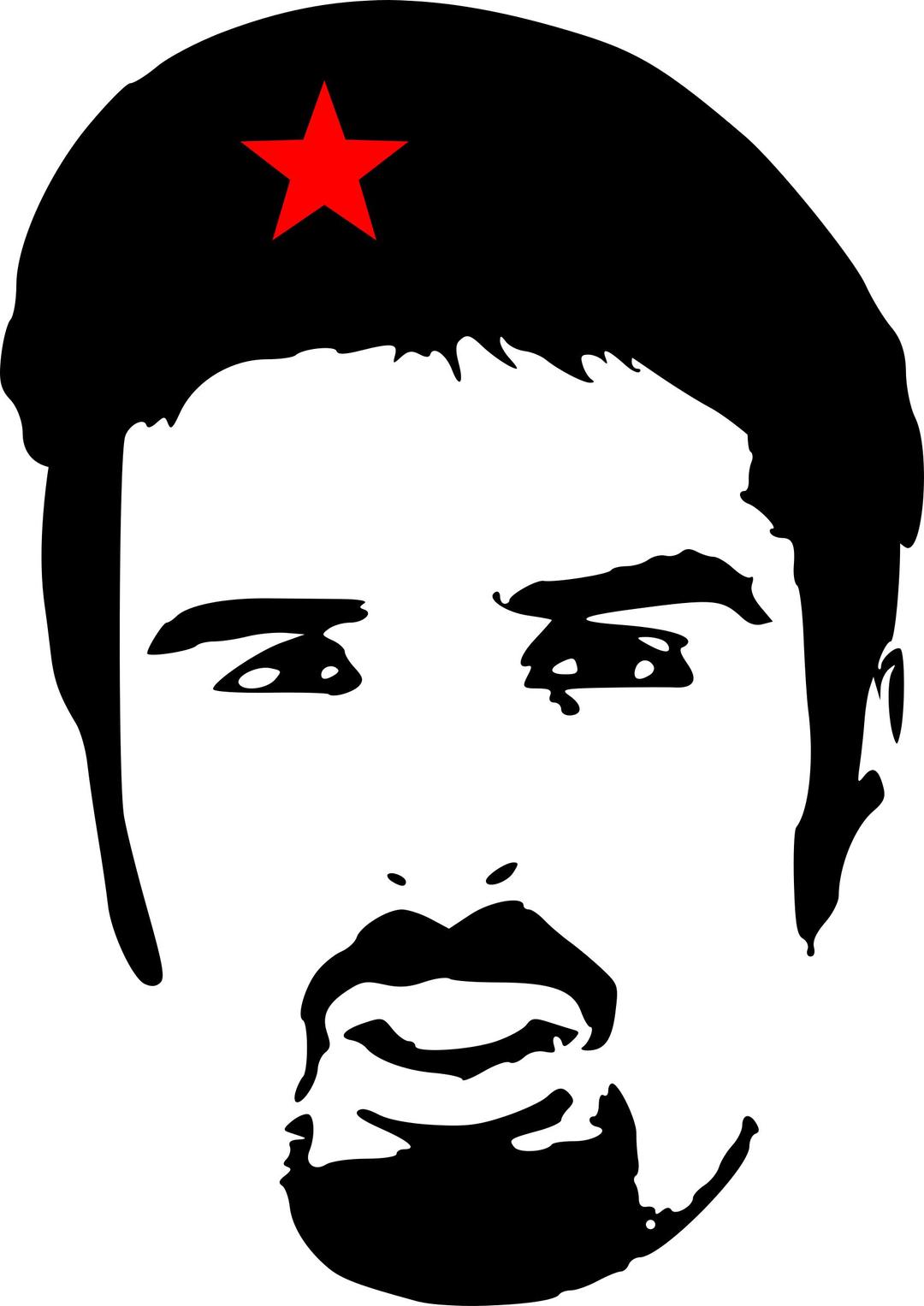 Ali Esbati as Che Guevara png transparent