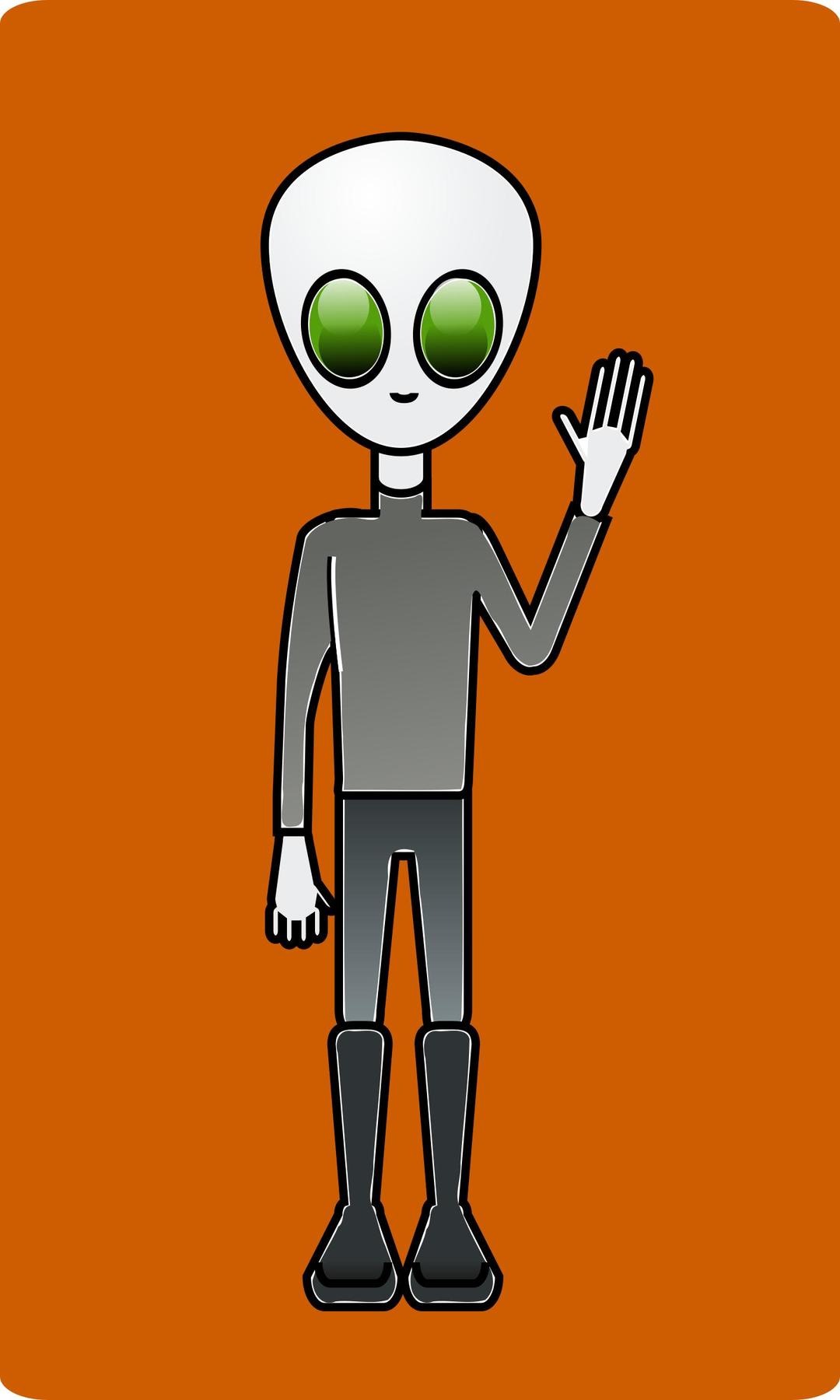 Alien Dude png transparent