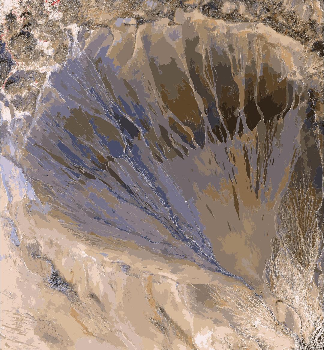 Alluvial fan, Taklimakan Desert, XinJiang Province, China, NASA, ASTER png transparent