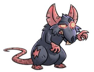 Almost A Hero Character Zombie Rat png transparent