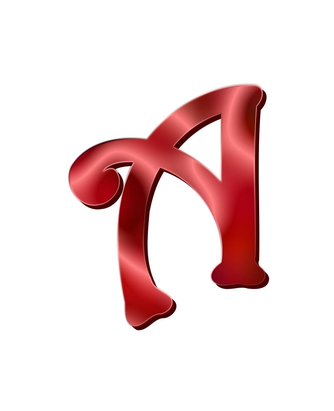 Alphabet 12, letter A png transparent