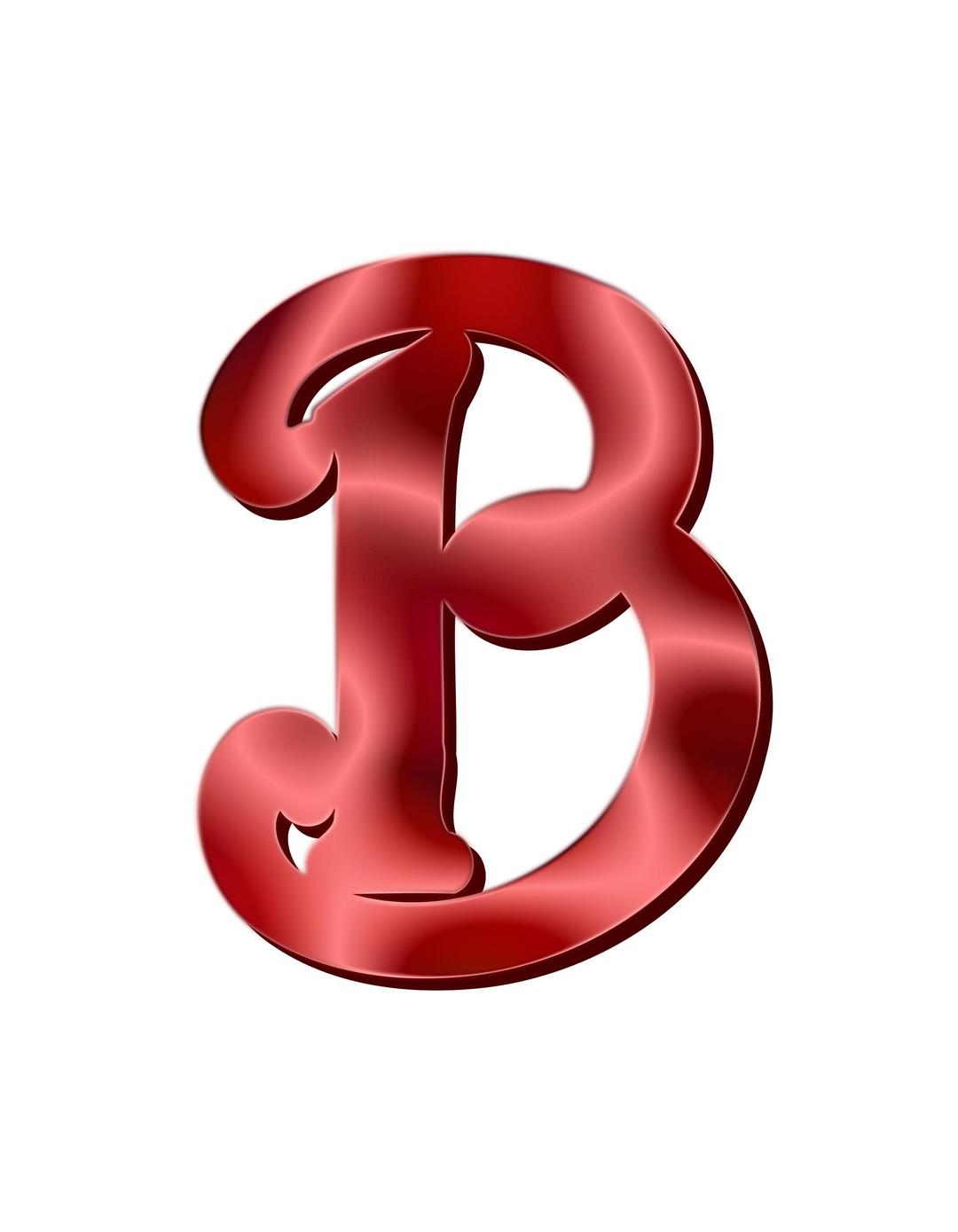 Alphabet 12, letter B png transparent