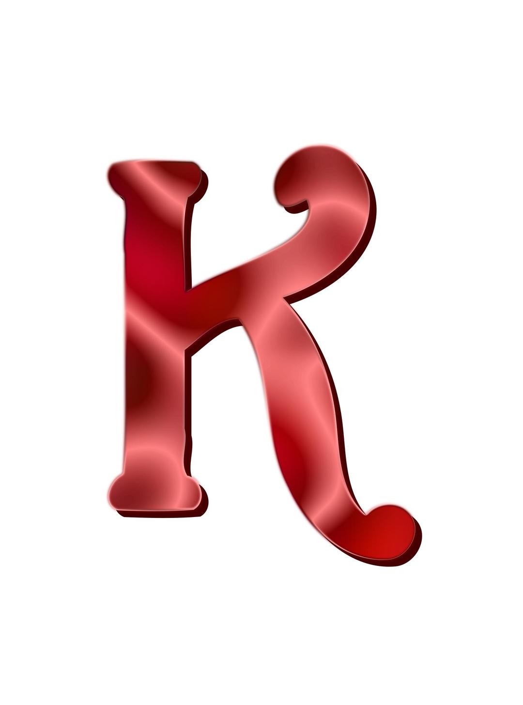 Alphabet 12, letter K png transparent