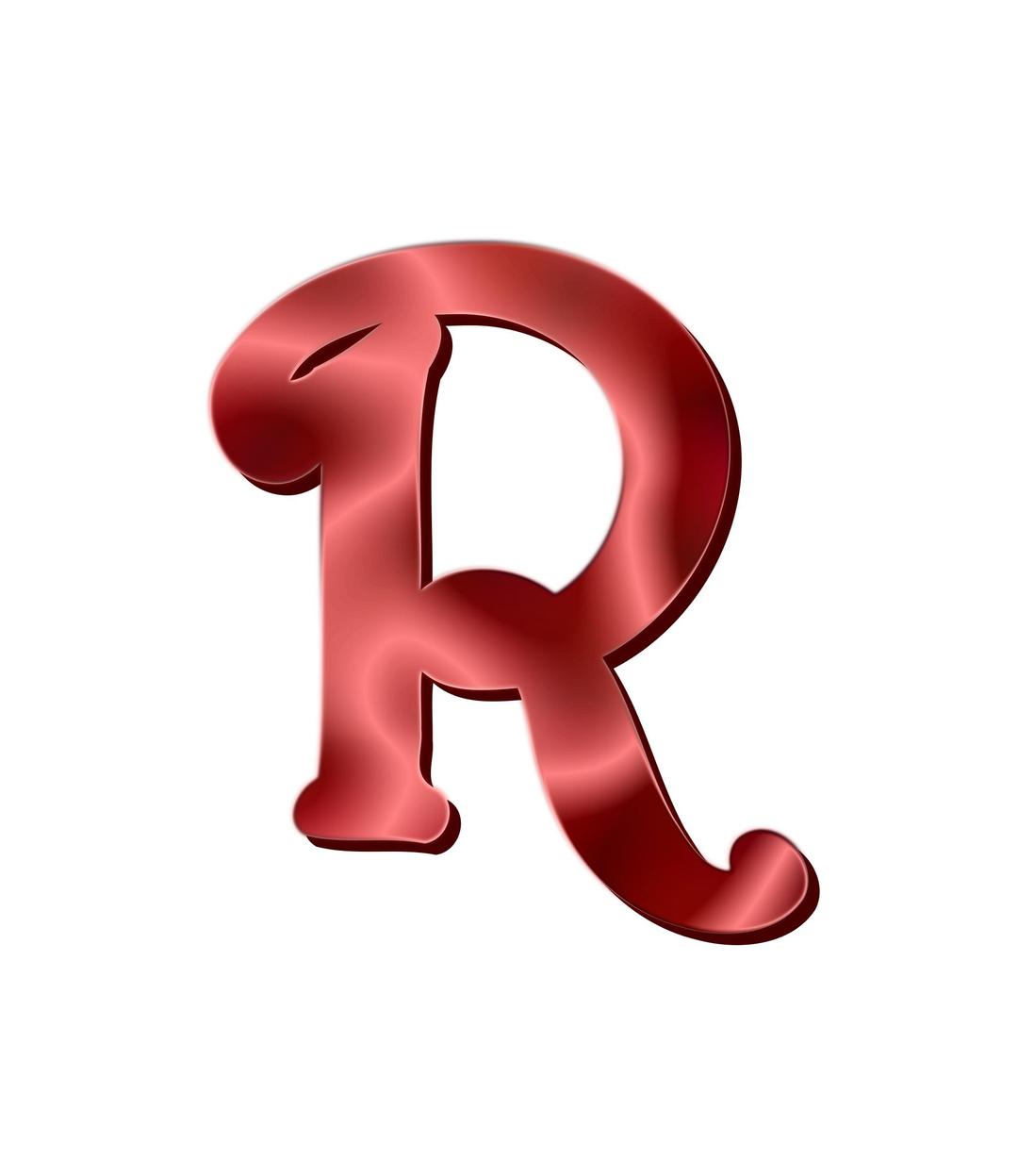 Alphabet 12, letter R png transparent