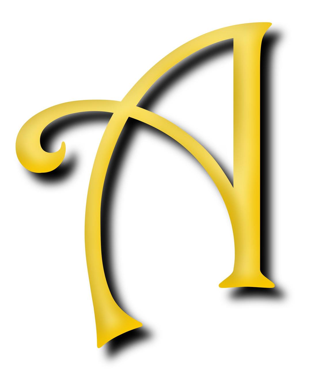 Alphabet 13, letter A png transparent