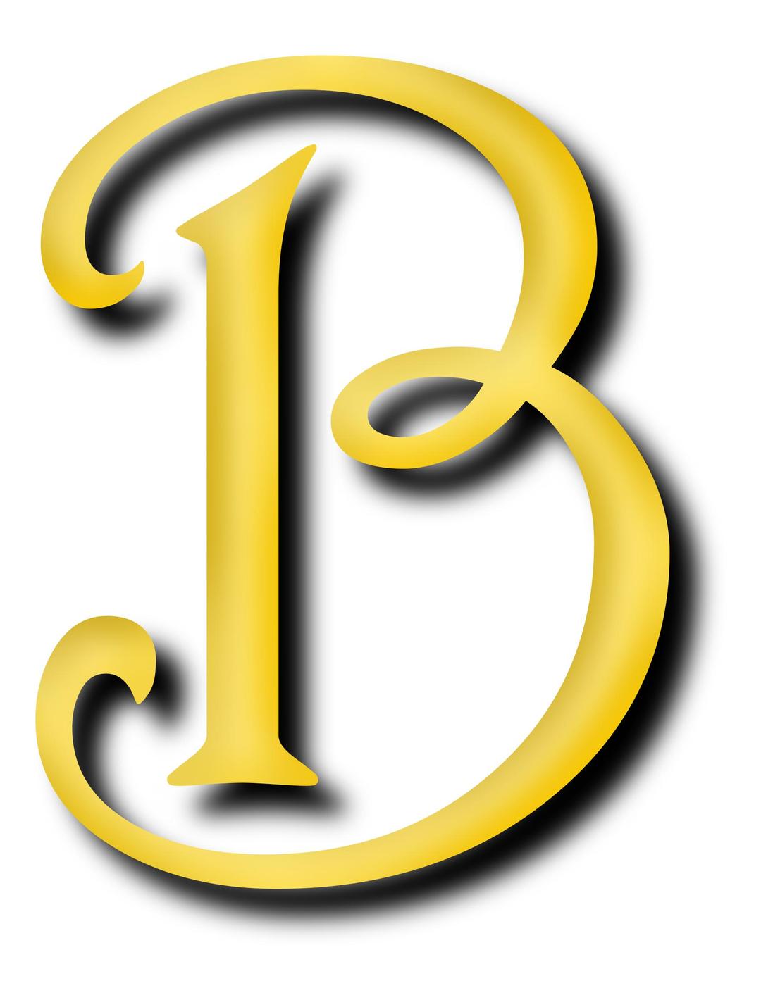Alphabet 13, letter B png transparent