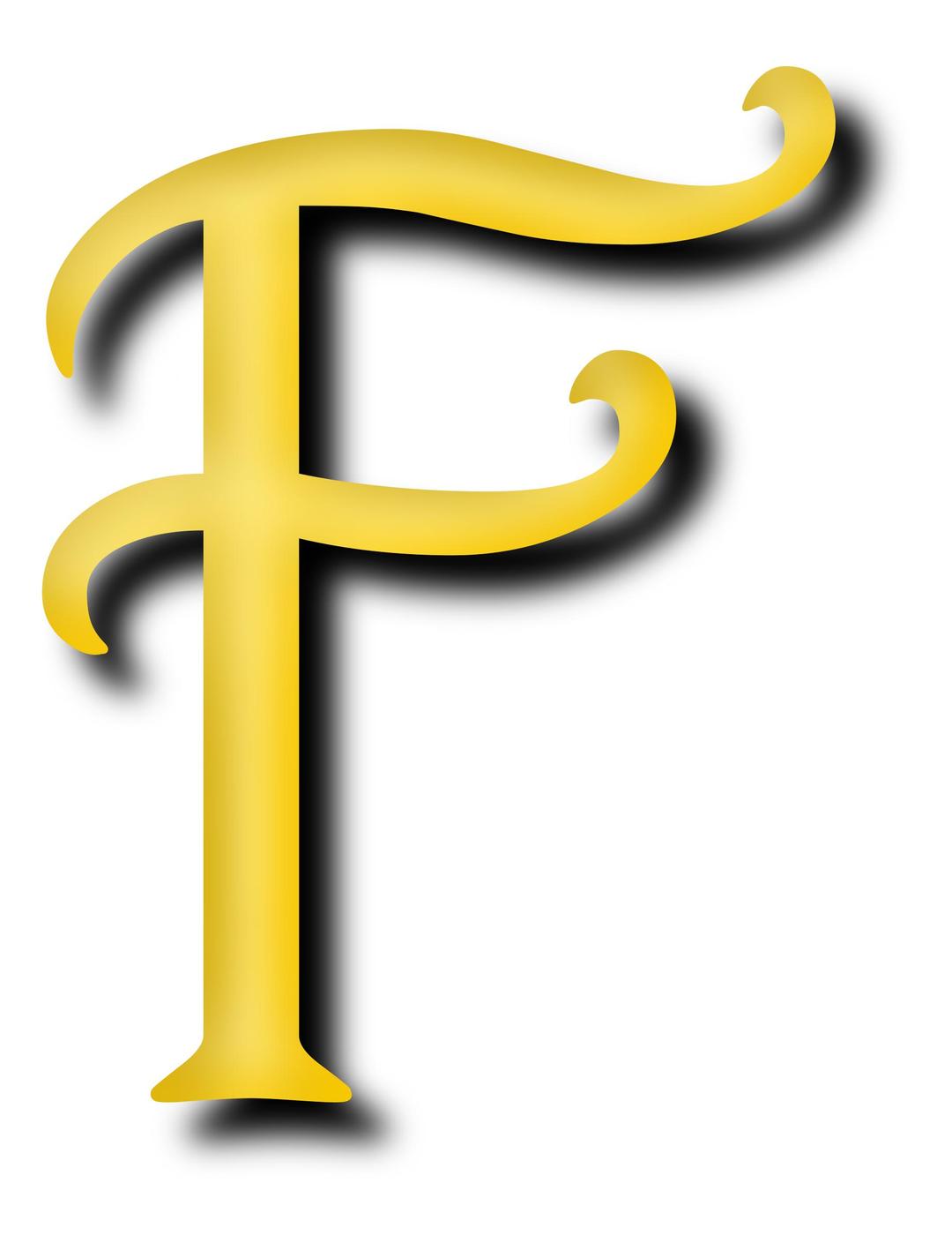 Alphabet 13, letter F png transparent