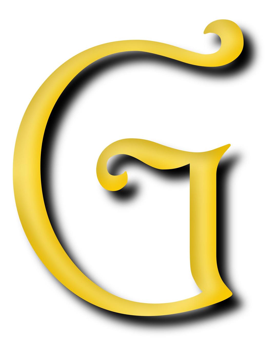 Alphabet 13, letter G png transparent