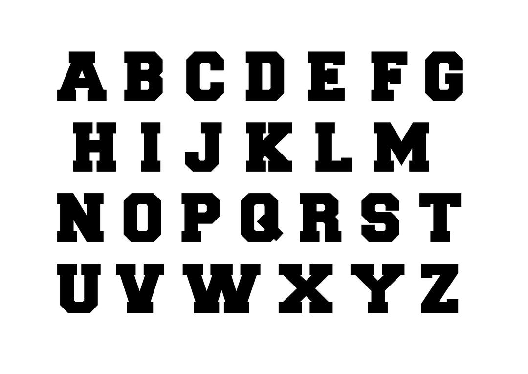 Alphabet 6 png transparent
