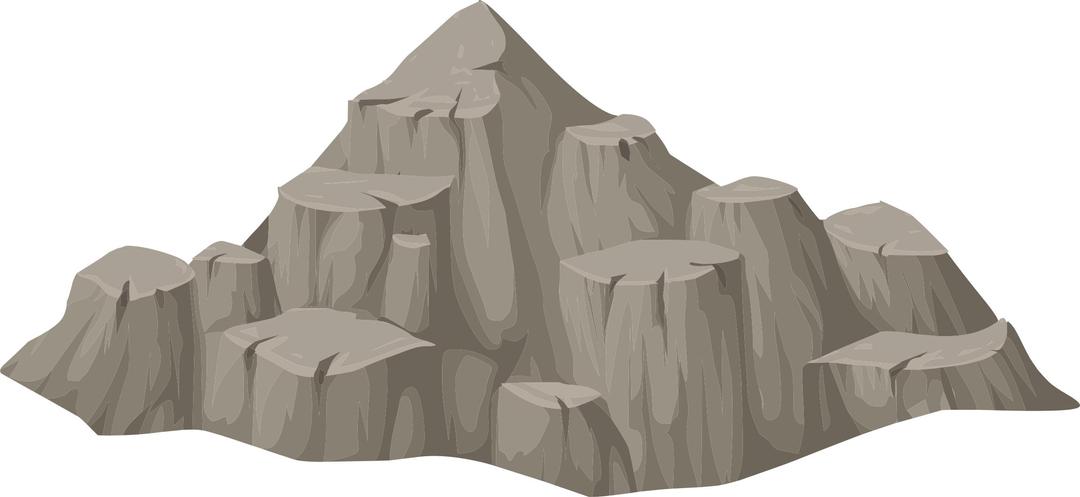 Alpine Landscape Cone Top Rock 01b Al1 png transparent