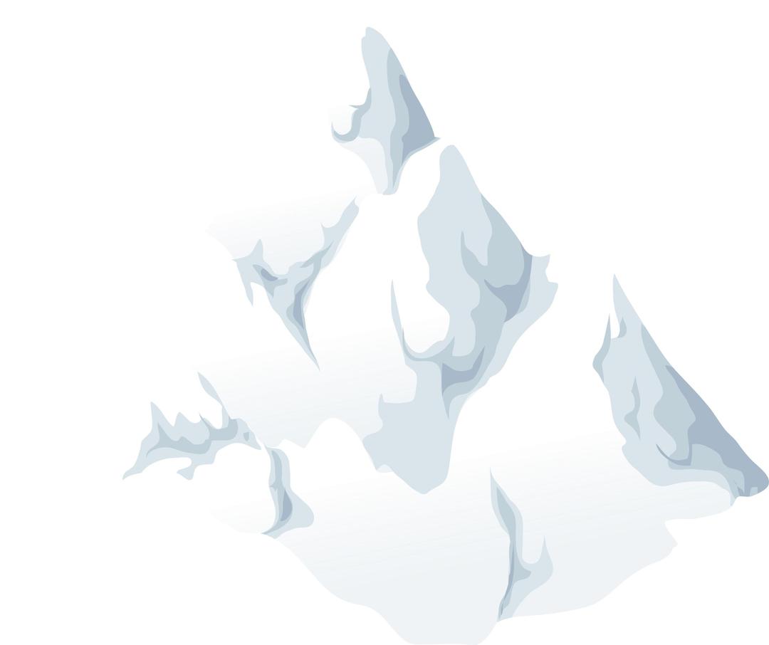 Alpine Landscape Cone Top Snow 01a Al1 png transparent