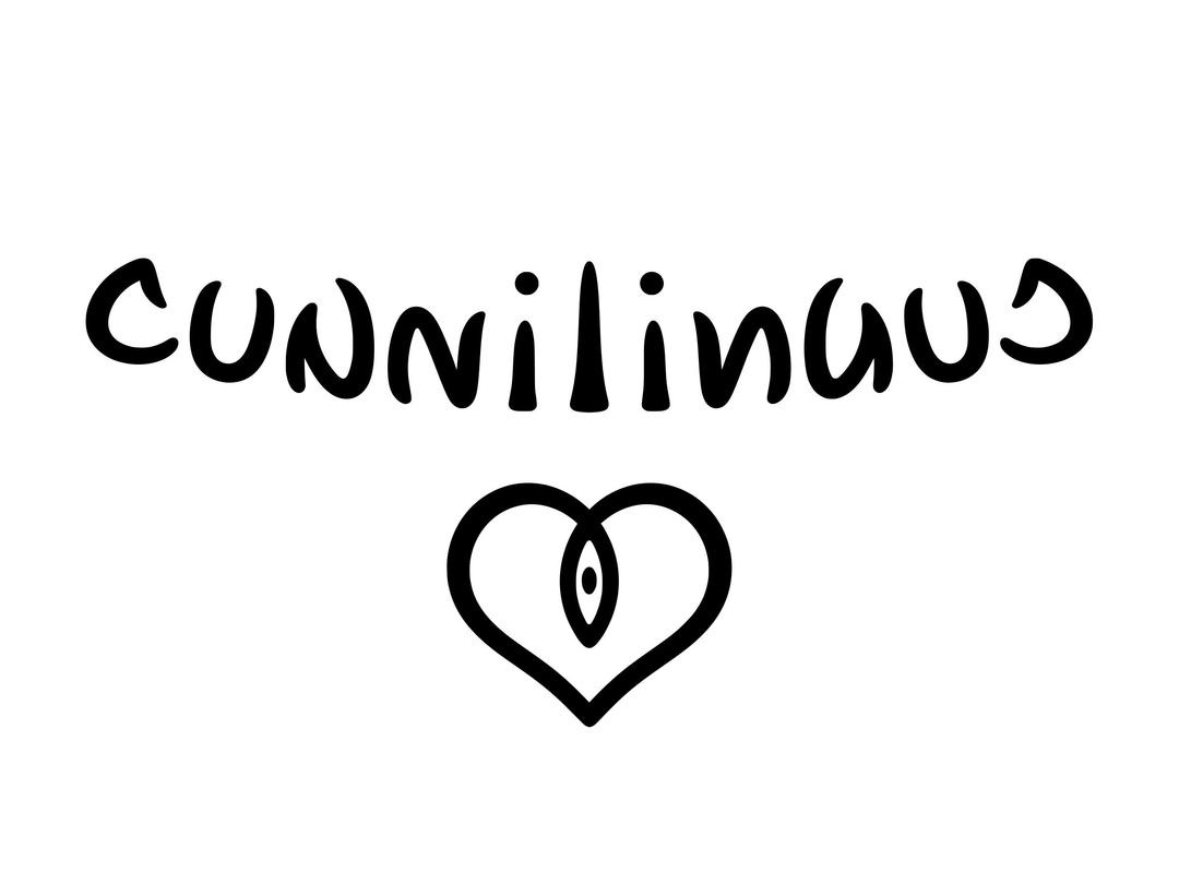 Ambigram Cunnilingus png transparent