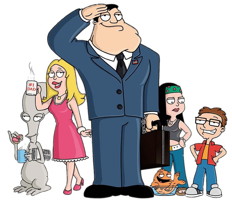 American Dad! Family Picture png transparent