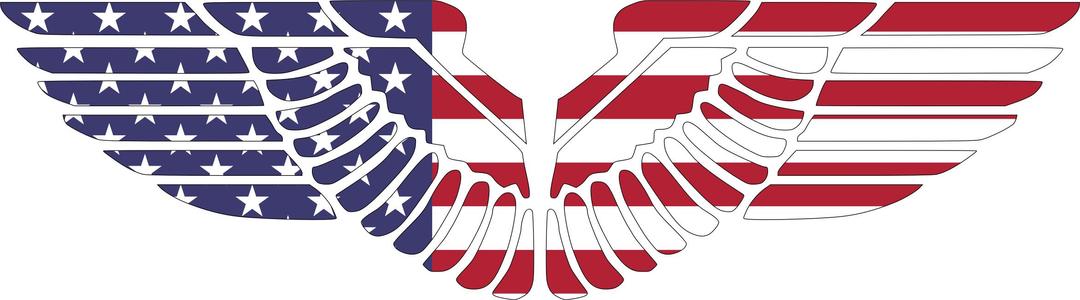 American Eagle Wings With Stroke png transparent