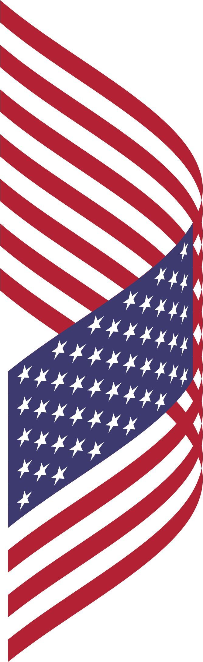 American Flag Breezy 2 png transparent
