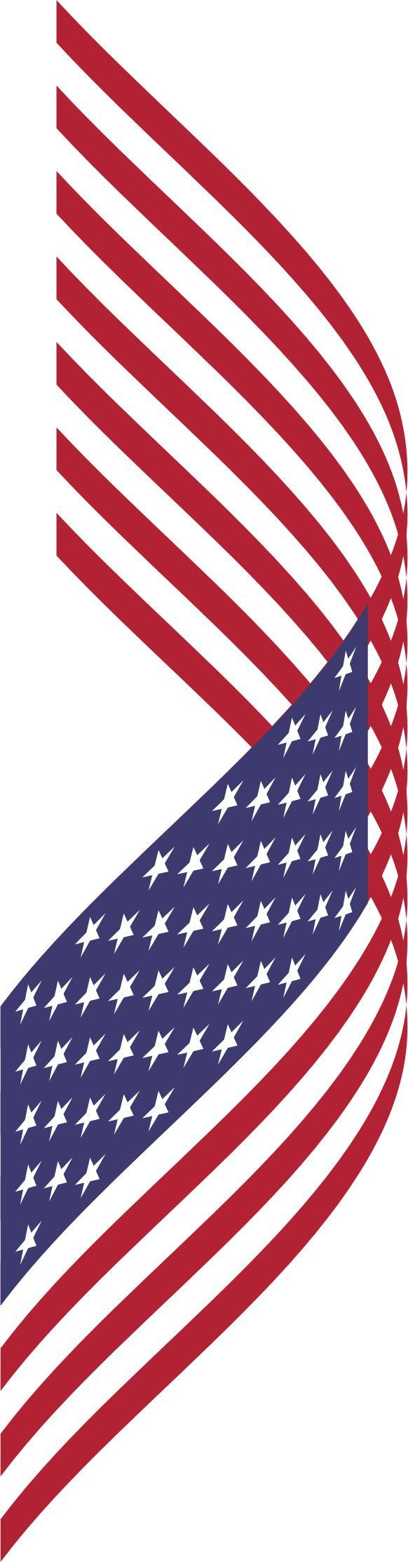 American Flag Breezy 3 png transparent