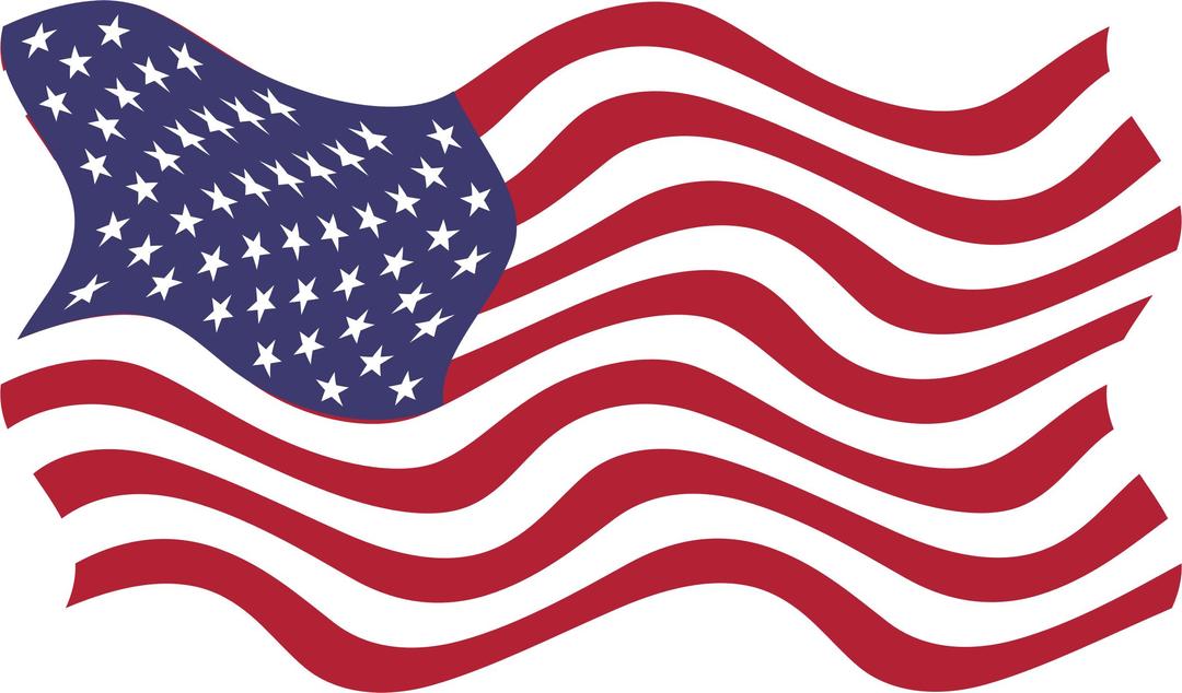 American Flag Breezy 4 png transparent