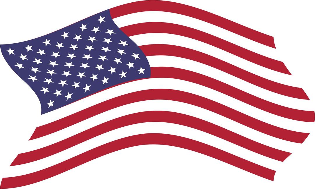American Flag Breezy 5 png transparent