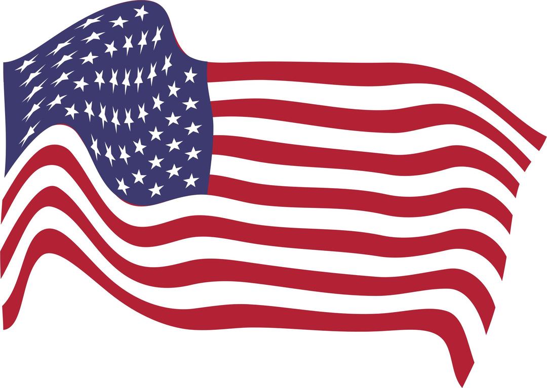 American Flag Breezy 8 png transparent