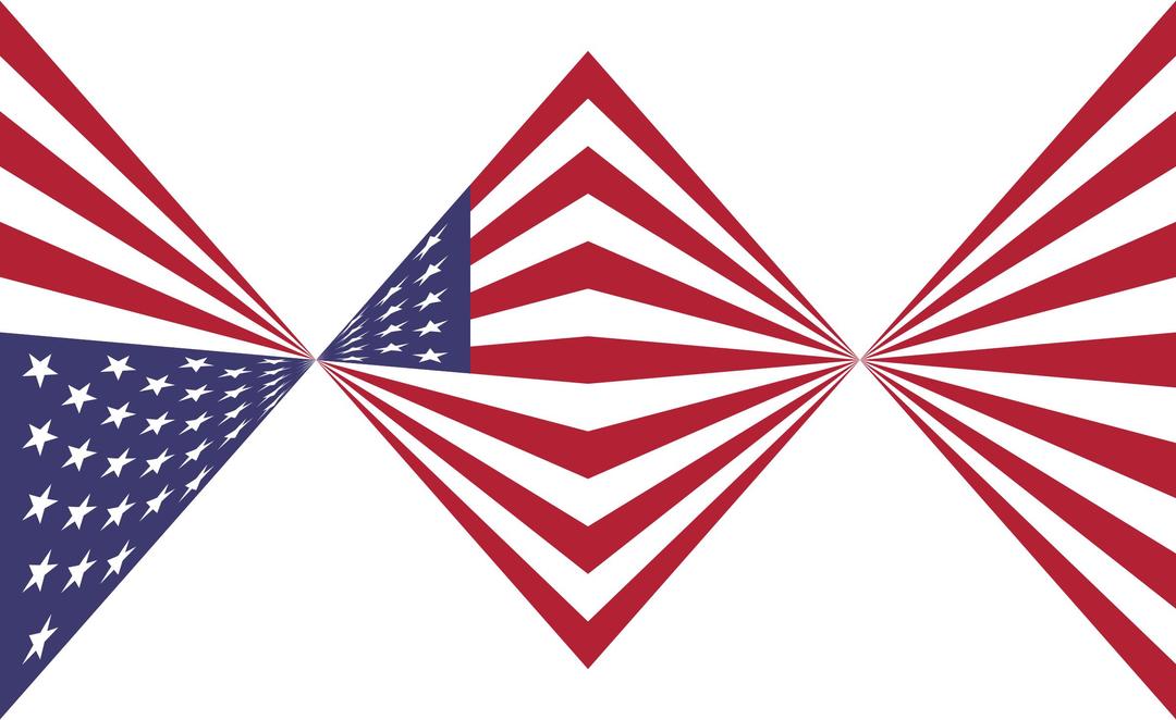 American Flag Twist png transparent