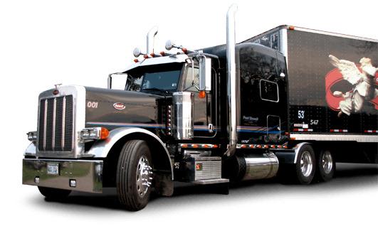American Truck Black Sideview png transparent