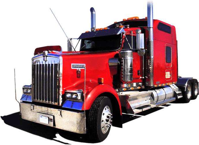 American Truck Kenworth Red png transparent