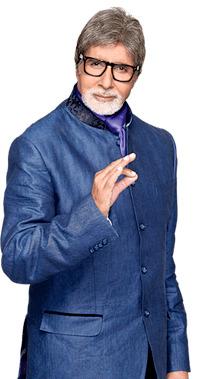Amitabh Bachchan Blue Suit png transparent