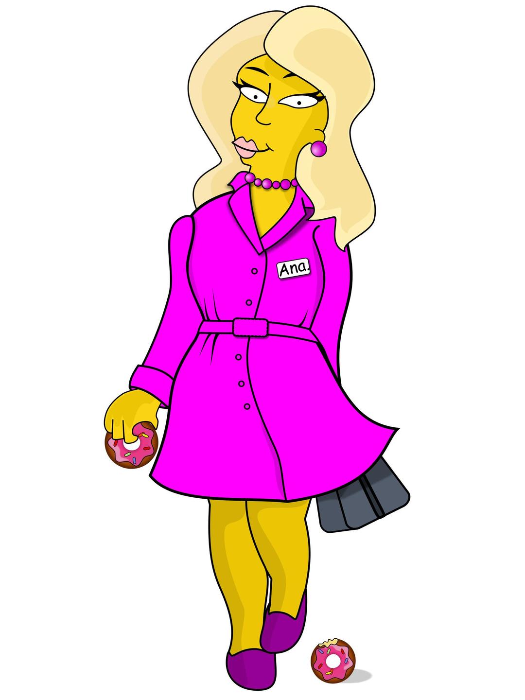 Ana Simpsons Character png transparent