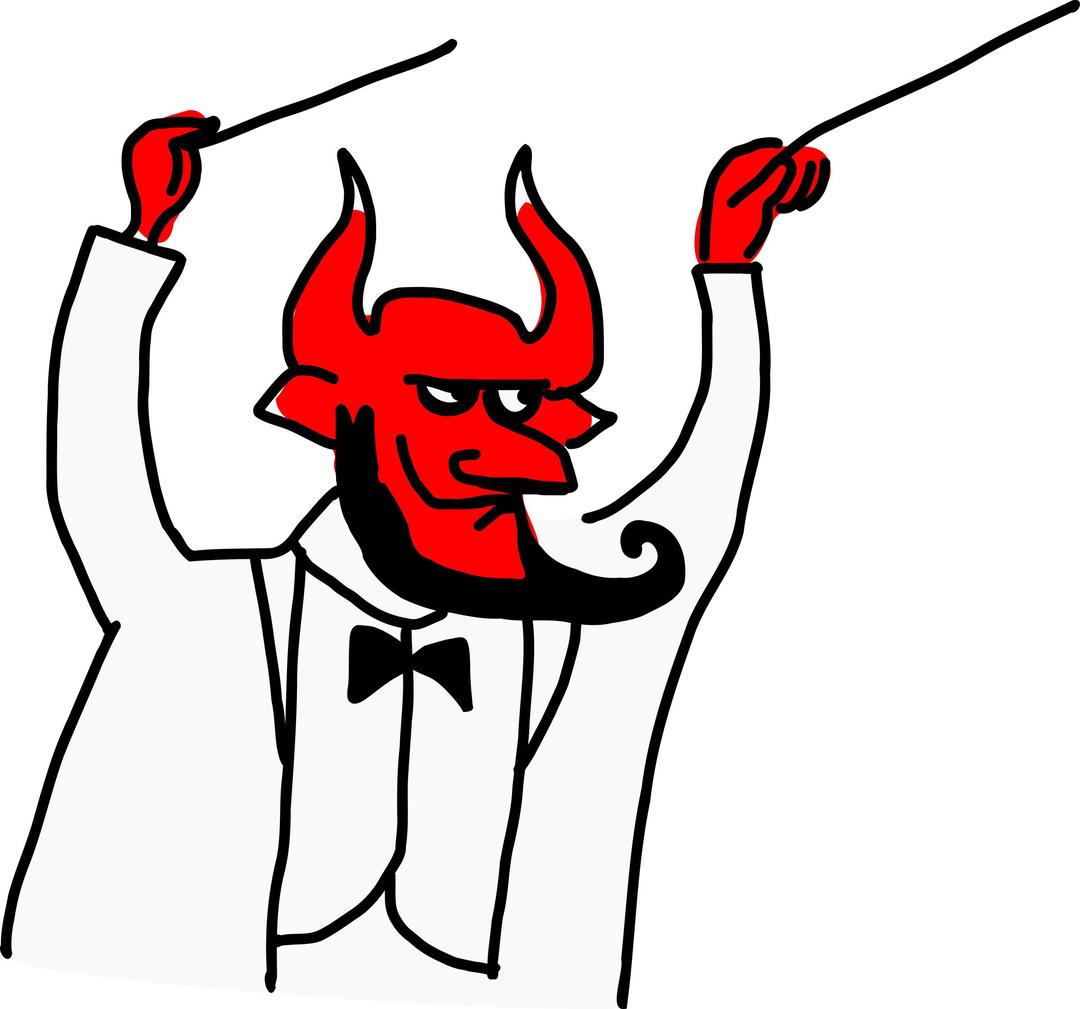 And Satan leads the concert png transparent