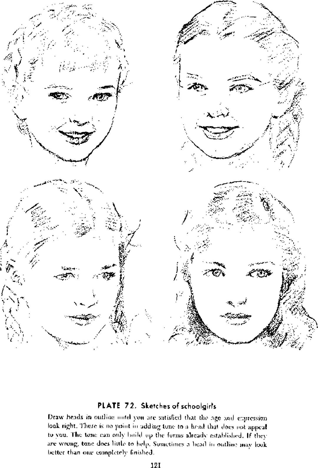 Andrew Loomis Drawing the Head and Hands (potrace) 110 png transparent
