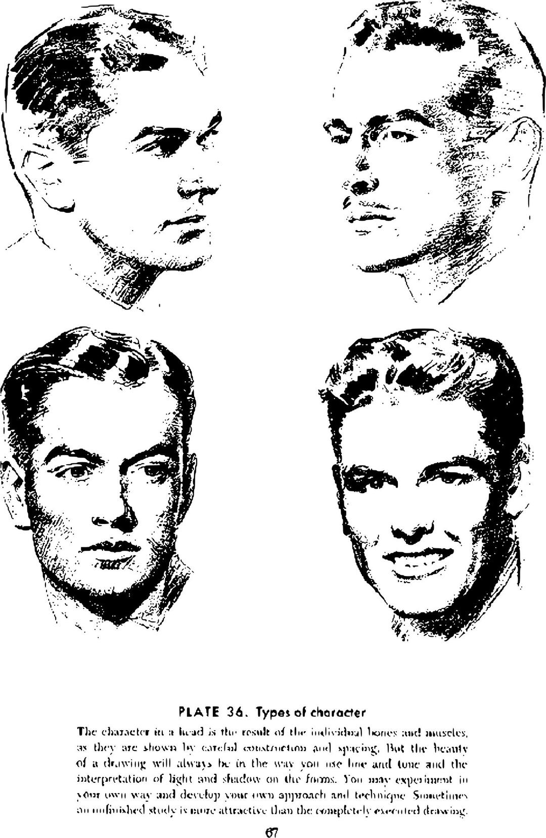 Andrew Loomis Drawing the Head and Hands (potrace) 62 png transparent