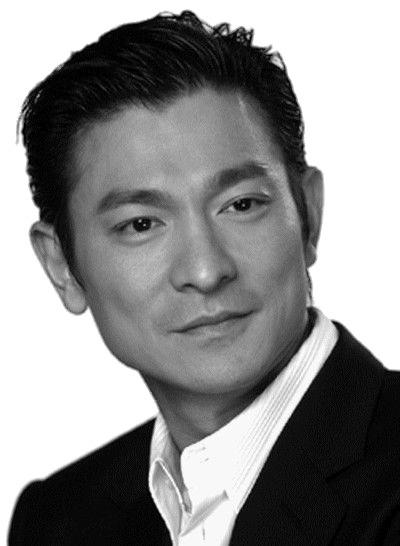 Andy Lau Black and White png transparent