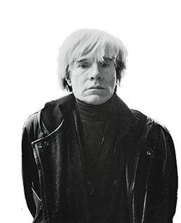 Andy Warhol Portrait png transparent
