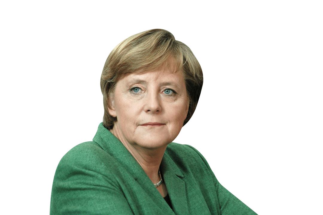 Angela Merkel Side View png transparent