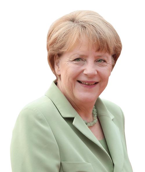 Angela Merkel Smiling Side View png transparent