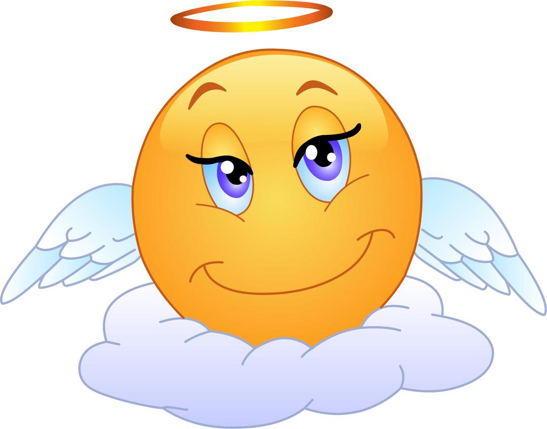 Angelic Smiley png transparent