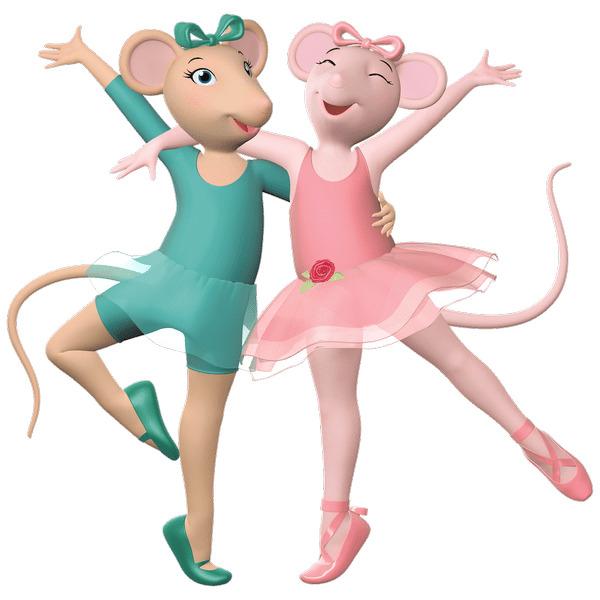 Angelina and Alice Dancing Together png transparent