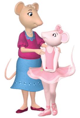 Angelina and Her Mother png transparent