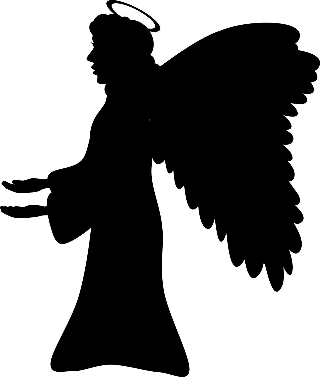 Angel's Silhouette png transparent
