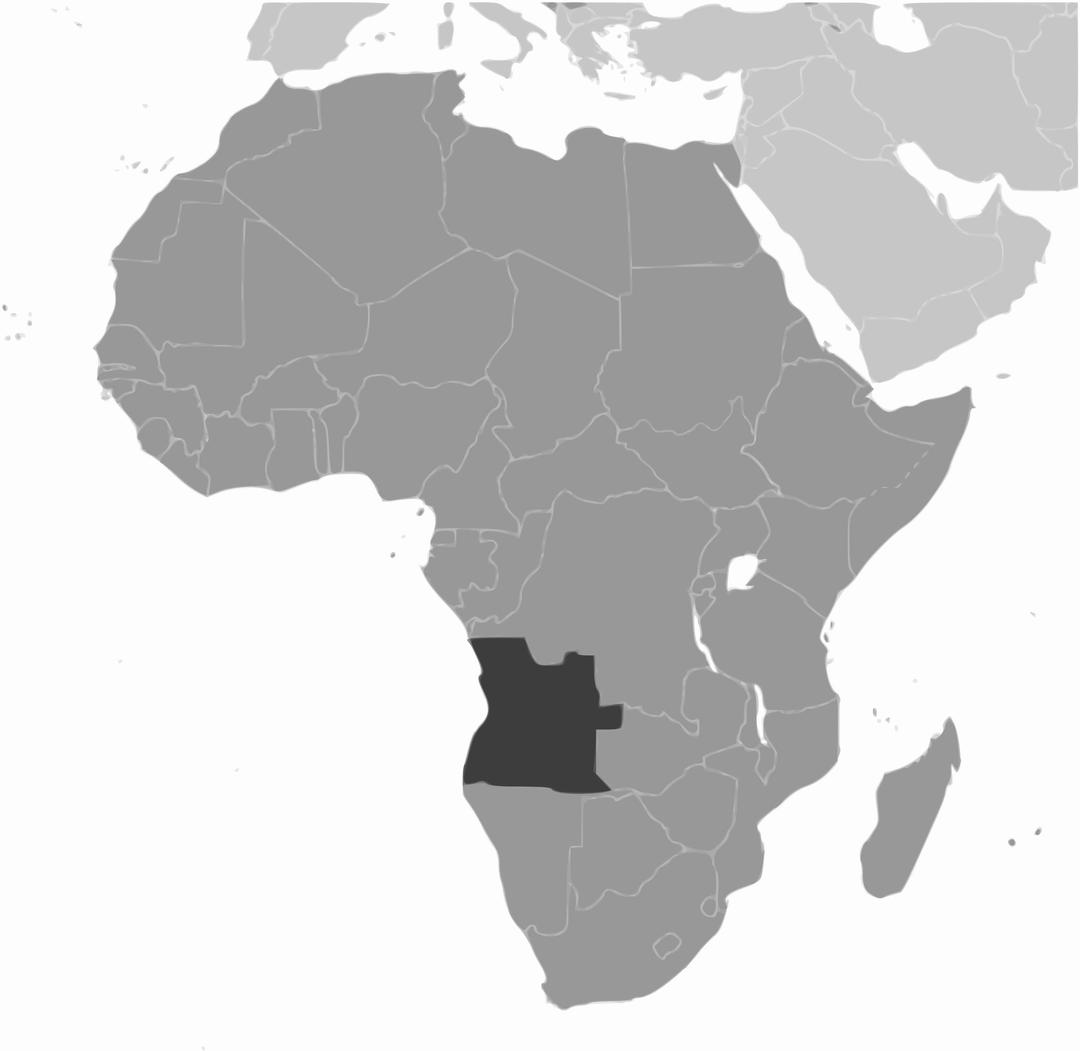 Angola location png transparent