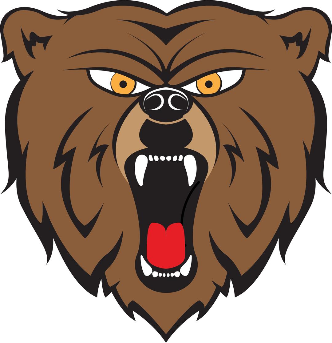 Angry Bear By HulmDesign png transparent