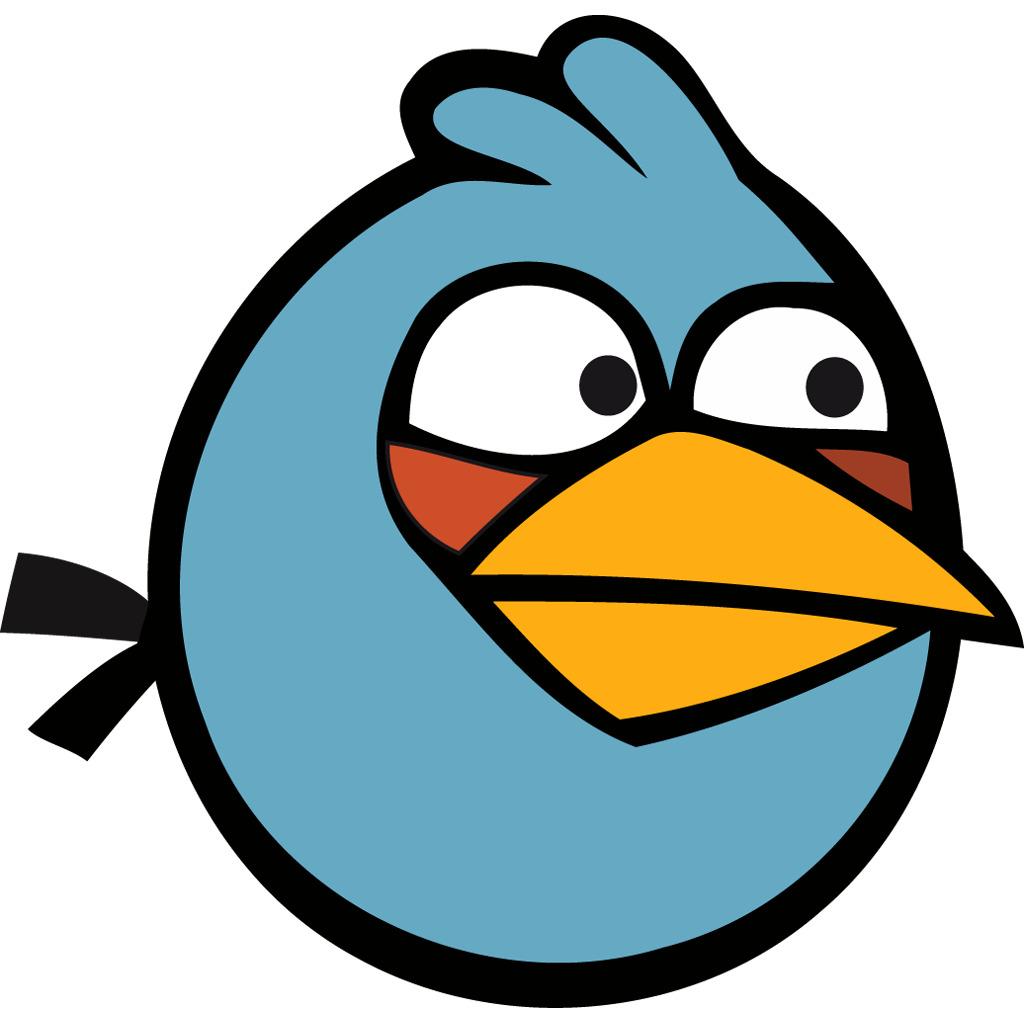 Angry Bird Blue png transparent