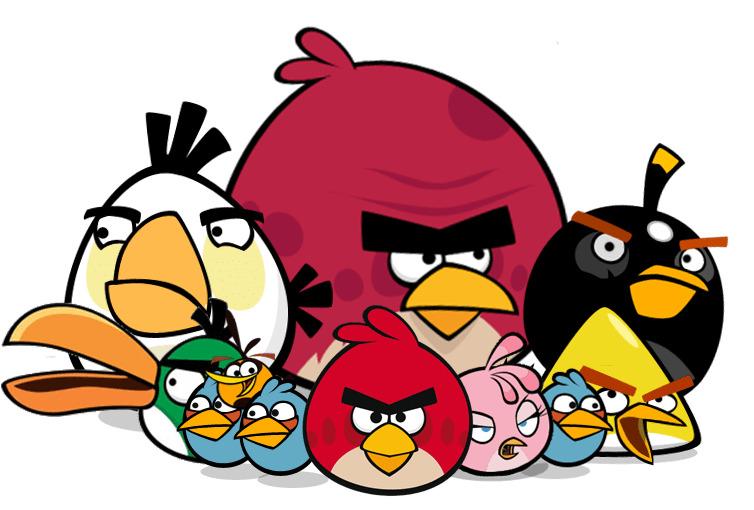 Angry Birds Group png transparent