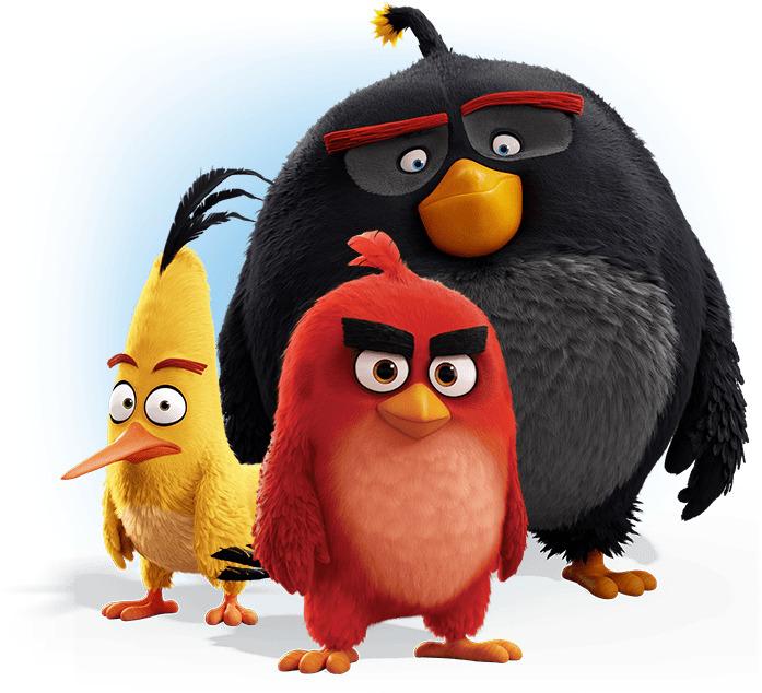Angry Birds Movie Group png transparent