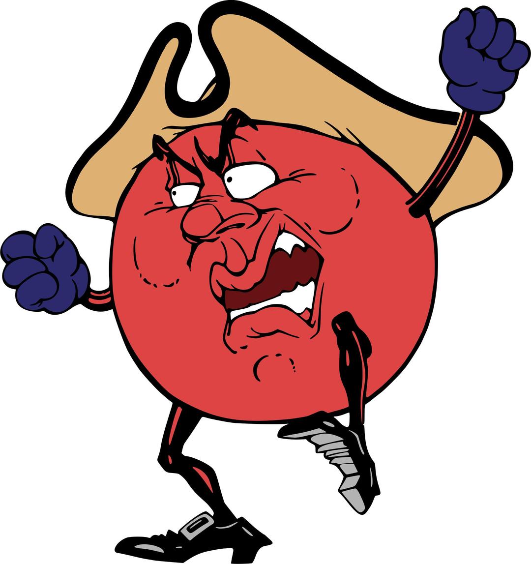 Angry cranberry (colour) png transparent